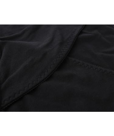 ZUMIY Maternity Nursing Top - Women's V Neck Ruched Waist Double Layered Tank - S Black+Grey/2-Pack - Buy Online on SooperMarket.com