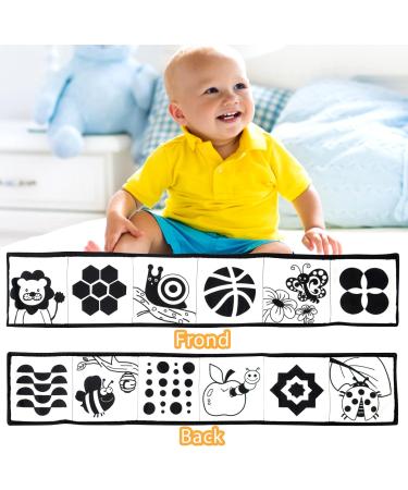 Shop Black & White Fabric Baby Books | Soft Contrast Learning Toys for 0+ Months - Buy Online on SooperMarket.com