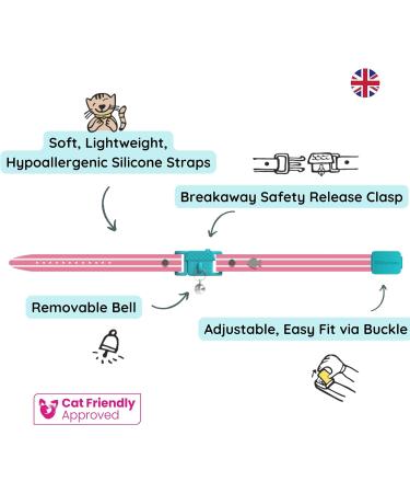 Shop Kittyrama Neck Bands for Cats & Kittens - Vogue Featured Vet Approved Breakaway Hypoallergenic & Comfortable - Shop Now! - Buy Online on SooperMarket.com