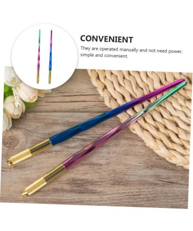 MAGICLULU 2pcs Colorful Embroidery Pen Eyebrow Pen Tattoos Mist Pen Embroidered Tattoos Tool Pen - Buy Online on SooperMarket.com
