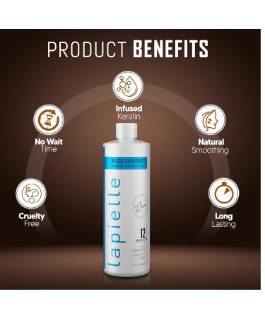 Brazilian Keratin Hair Straightening Treatment - Formaldehyde Free 16 oz - Moisturizes & Eliminates Frizz | Shop Internationally - Buy Online on SooperMarket.com
