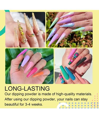 Saviland 29pcs Nail Dip Powder Kit | 20 Colors Set with Liquid, Base, Top Coat & Activator | Ideal for Nail Beginners & Professionals | D-Fantastic Night Gift for Ladies - Buy Online on SooperMarket.com