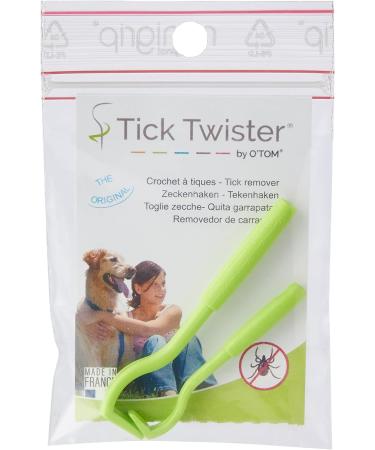 O'tom Tick Twister Green - Safe and Effective Tick Removal Tool - Buy Online on SooperMarket.com