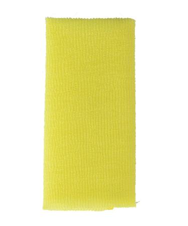 KAKOOI Long Exfoliating Nylon Bath Cloth/Towel  Magic Shower Washcloth For Body  35 inches(1PCS  Yellow)