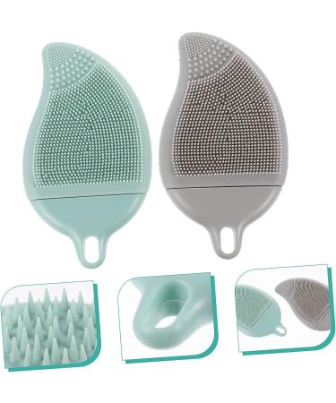 Healeved 6 Pcs Silicone Shampoo Massage Brush Set - Scalp Massager & Body Scrubber for Babies and Men - Buy Online on SooperMarket.com