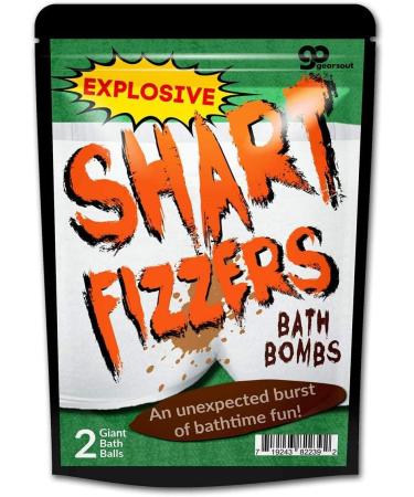 XL Root Beer Shart Fizzers Bath Bombs - Funny Gross Bath Pranks for Teens and Men - 2 Pack - Made in USA - Buy Online on SooperMarket.com