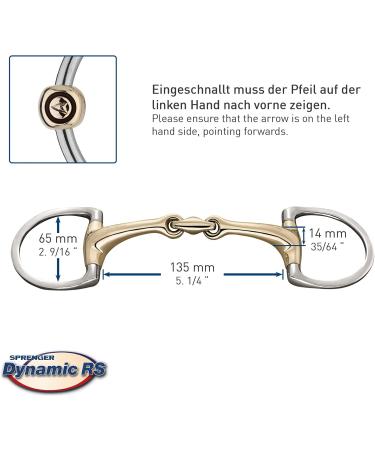Buy Sprenger Dynamic RS Olive Head Bit 14mm (Sensogan) - Premium Quality Equestrian Equipment - International Shipping Available - Buy Online on SooperMarket.com