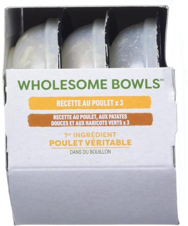 CESAR Wholesome Bowls Wet Dog Food - Chicken - Chicken Sweet Potato & Green Beans 6x85g Variety Pack Chicken - Chicken Sweet Potato & Green Beans 85 g (Pack of 6) - Buy Online on SooperMarket.com