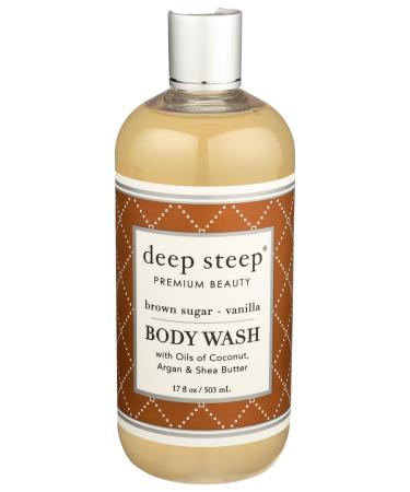 Deep Steep Body Wash Brown Sugar - Vanilla 17 fl oz (503 ml)