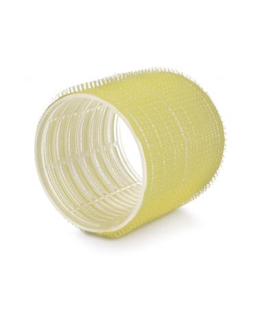 Ponik's - hair roller curlers curlers self -adhering set hair scooter 6 pieces hair rolls curly curls 66 mm jumbo size hair curly winder even handle curl - yellow 6 pieces (1 Pack) yellow (66mm)