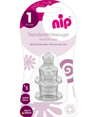 Buy Nip Standard Teat Anatomical Silicone Size S (0-6 Months) Fast International Shipping - Buy Online on SooperMarket.com