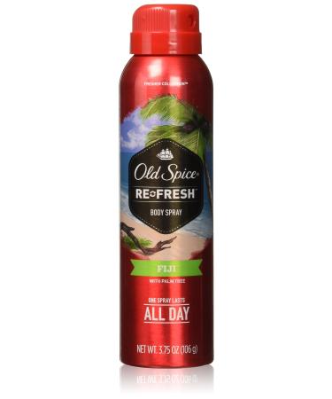Old Spice Fresh Collection Body Spray Fiji 3.75 oz (Pack of 2)