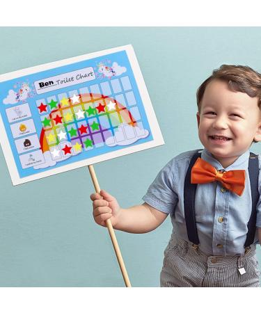 GWHOLE 2 Pack Unicorn Potty Training Reward Chart with 270 Star Stickers for Boys & Girls - Blue - Buy Online on SooperMarket.com
