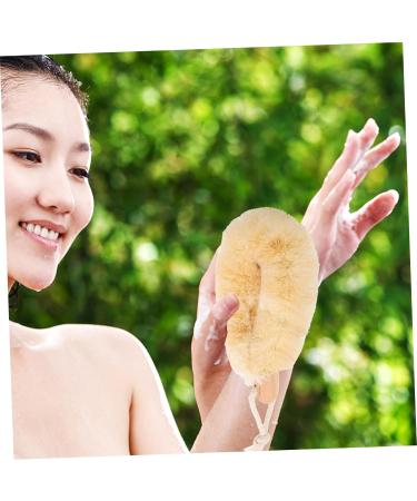 Buy Baluue Sisal Shower Brush - Wear-Resistant Bath Scrubber & Back Cleaning Sponge - Portable Body Care Tool - Buy Online on SooperMarket.com