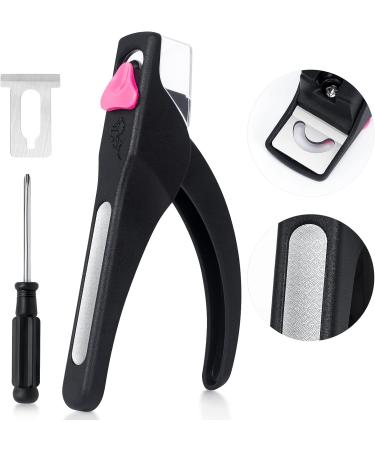 AORAEM Adjustable Nail Clippers & File - False Nail Cutter Tool for Extensions - Home DIY Black - Buy Online on SooperMarket.com