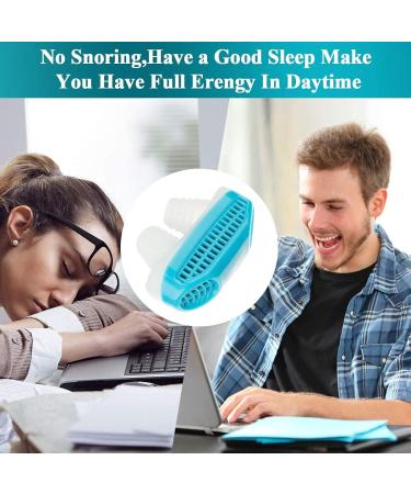 2-in-1 Anti Snoring Air Purifier for CPAP Users - Nasal Vents Plugs for Comfortable Sleep and Snoring Reduction - No Charging Needed - Men and Women - Buy Online on SooperMarket.com