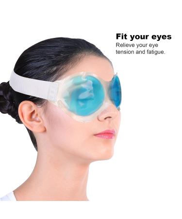 Cooling Eye Mask - Reusable Gel Hot/Cold Compress for Swollen Eyes Dark Circles & Eye Fatigue Relief (Blue) - International Shipping - Buy Online on SooperMarket.com
