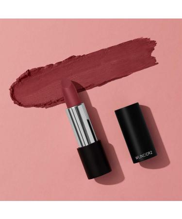 WUNDERBROW Burgundy Matte Lipstick - Cruelty-Free | Shop Now - Buy Online on SooperMarket.com