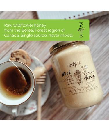 100% Canadian Raw Honey 2.2lbs - Unfiltered, Unheated & Creamed | Natural White Wildflower Honey - Enriched with Enzymes | 1kg Pack - Buy Online on SooperMarket.com