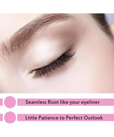 Cluster Lashes 72 Pcs Individual Lashes Lash Clusters DIY Eyelash Extension Natural Lashes Super Thin Band Reusable Soft & Comfortable (D-14mm) 14 mm Natural - Buy Online on SooperMarket.com