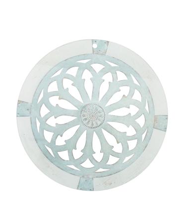 Cabilock Pattern Disc Vintage Decor Astetic Room Decor Wooden Wall Decor Wall Hanging Delicate 20x20cm Grey
