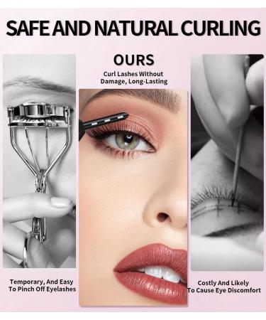 Buy Heated Eyelash Curler - Electric Fast Heating Rechargeable 2 Modes | Long Lasting Curling Gift for Women - Pink - Buy Online on SooperMarket.com