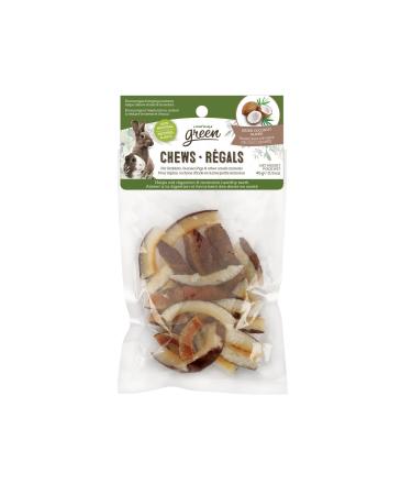 Living World Green Small Animal Chews Coconut Chips - 45 g (1.5 oz)