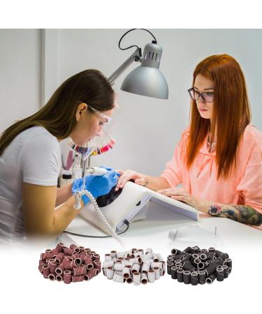 210 Pcs Sanding Bands For Nail Drill Sanding Bands 80# 120# 180# Multi-Colored Nail Drill Sanding Bands With Boxed Nail Sanding Bands Removing Acrylic Gel for Manicures & Pedicure - Buy Online on SooperMarket.com