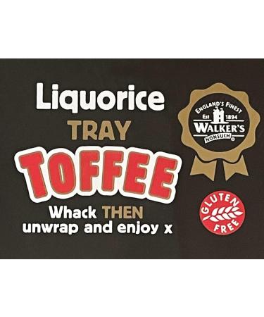 Walkers Liquorice Toffee Tray - 10 x 100g slabs individually wrapped bars - Buy Online on SooperMarket.com