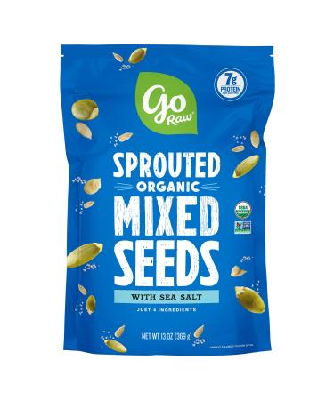 Go Raw Organic Sprouted Mixed Seeds with Sea Salt 13 oz (369 g)