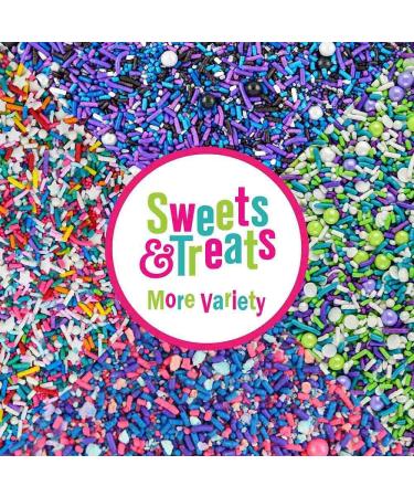 Edible Silver Star Glitter Sprinkles - Vegan Fancy Decorations for Cookies, Cakes & Drinks - Buy Online on SooperMarket.com