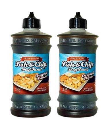 Traditional Real Chip Shop Taste Vinegar Non Brewed 315ml (2 Pack Bundle)