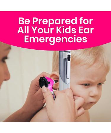 Zyrev ZetaLife Otoscope - Pocket-Sized Ear Scope with Light for Ear Infection Detection (Pink) - Buy Online on SooperMarket.com