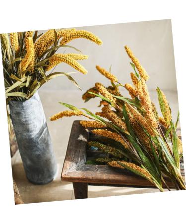 Ciieeo 3pcs Simulated Ears of Corn Artificial Wheat Ears Stalks Thanksgiving Decorations Wheat Home D cor Fall Decor Artificial Plants Simulation Wheat Ears Household Fake Grass Iron Greenx3pcs 12X75CMx3pcs - Buy Online on SooperMarket.com