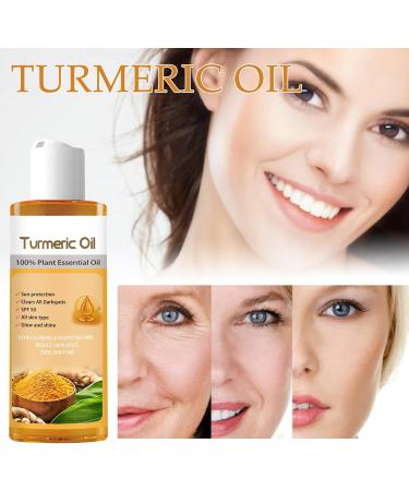 VEROA Turmeric Face Serum Oil - Natural Organic Hydrating Anti Wrinkle Serum Facial Oil With Turmeric Extract & Avocado Oil - Reduce Wrinkles Skin Brightening for All Skin Types - 100Ml - Buy Online on SooperMarket.com