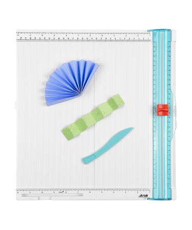 Craft Paper Trimmer and Scoring Board: ArtAt 12 x 12inch Paper Trim Cutter Score Board Scoring Tool with Paper Folding  for Making Scrapbooking  crad  Coupons and Photo