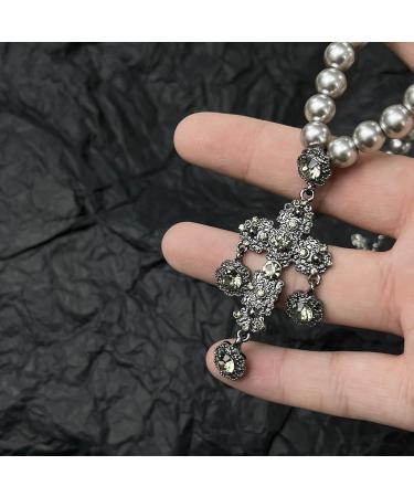 OralGos Palace Style Gothic Necklace - Handmade Crucifix Pendant for Daily Wear | Unique Metal Jewelry - Buy Online on SooperMarket.com