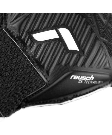Reusch Unisex Youth Attrakt Infinity Junior Goalkeeper Gloves - Black Size 8 | International Shipping Available - Buy Online on SooperMarket.com