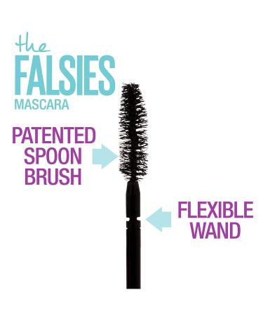 Maybelline Volum' Express The Falsies Mascara 280 Blackest Black - 0.25 fl oz (7.5 ml) - Buy Online on SooperMarket.com