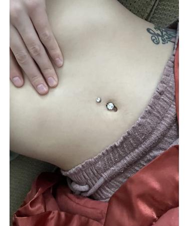 QWALIT Belly Button Piercing Kit - Stainless Steel Body Piercing Set - Buy Online on SooperMarket.com