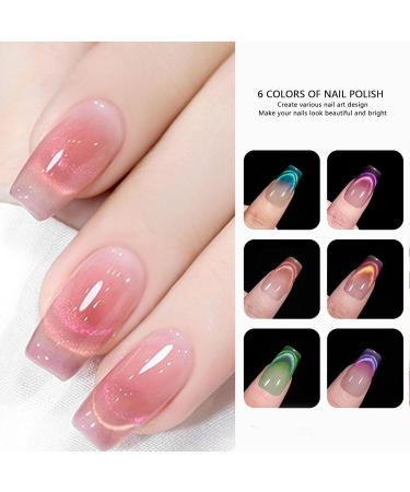 Holographic Nail Gel Double Glitter Effect Holographic Nail Polish for Nail Salon - Buy Online on SooperMarket.com