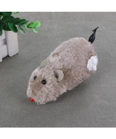 AVZYARDY Clockwork Mouse Toy Cat Plush Rat Mechanical Motion Interactive Toy(Grey) - Buy Online on SooperMarket.com