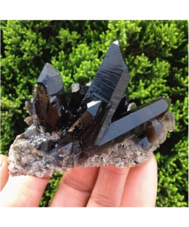 200-300g Rare Natural Beautiful Black Crystal Cluster Tibetan Specimen Decoration Gift - Buy Online on SooperMarket.com