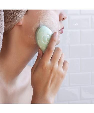Foamy Solid Facial Cleanser for Dry Skin - Aloe Vera & Almond Milk 100% Vegan Plastic-Free 60g - Buy Online on SooperMarket.com