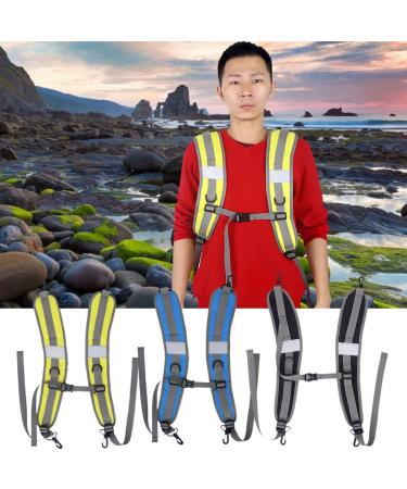 Durable Adjustable Nylon Backpack Straps | Replacement Shoulder Strap Accessories - Blue - Buy Online on SooperMarket.com