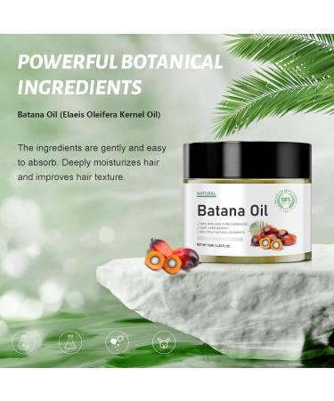 Raw Batana Oil for Hair Growth | 100% Pure Organic Oil for Thickness & Nourishment | Batana Hair Growth Oil with Vitamin E - 4.2 OZ - Buy Online on SooperMarket.com