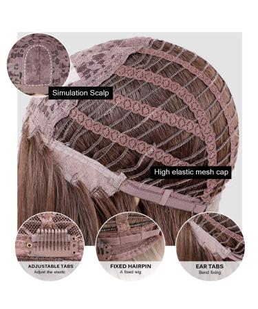 Buy High-Temperature Wig with Quality Mesh & Paddle Brush - Adjustable Head Circumference International Shipping - Buy Online on SooperMarket.com