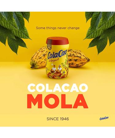 ColaCao Original Chocolate Drink Mix | Made with Natural Cocoa Beans in Spain | No Additives | UTZ Certified | 13.51 oz (2 Pack) | Great for Breakfast - Buy Online on SooperMarket.com