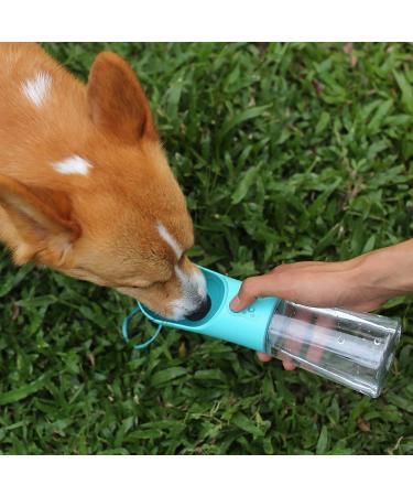 UPSKY Dog Water Bottle for Walking - Portable Leak Proof Pet Travel Dispenser - 400ml Blue - Buy Online on SooperMarket.com