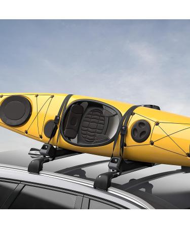 10 FT Lockable Tie Down Straps 2 Pack with Stainless Steel Cables for Surfboards, Paddle Boards, Kayaks, Bikes, Canoes - Car Roof Rack Straps - Buy Online on SooperMarket.com